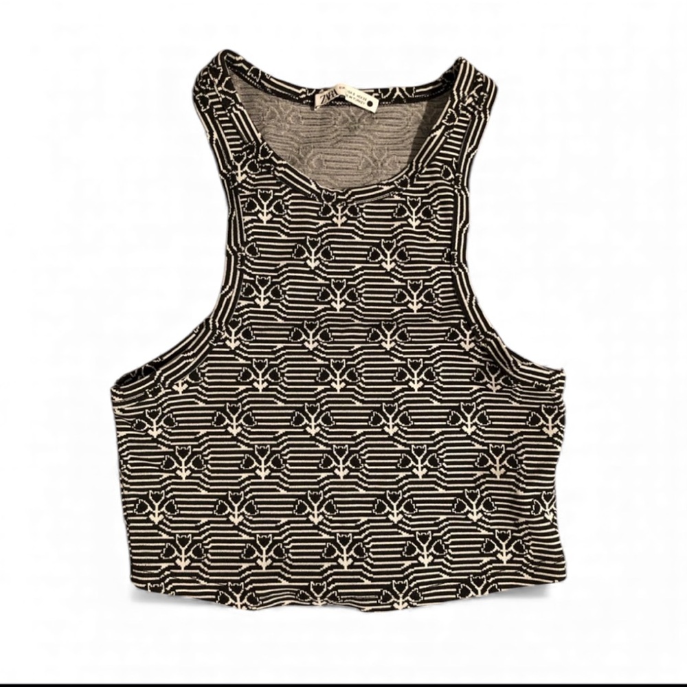 Zara crop top tank